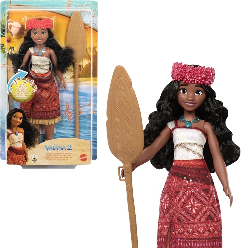 Thumbnail 6 de Mattel Vaiana JFF09 muñeca nadadora, corpiño color cambiable