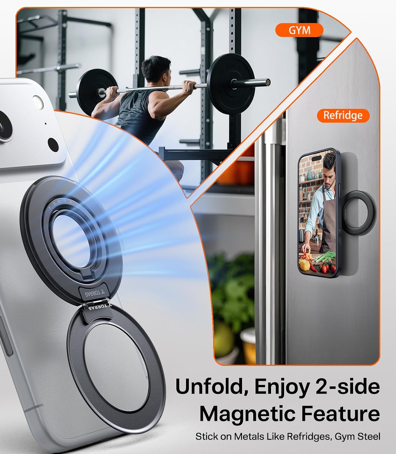 Thumbnail 4 de TORRAS 2025 Magnetic Phone Grip 360°