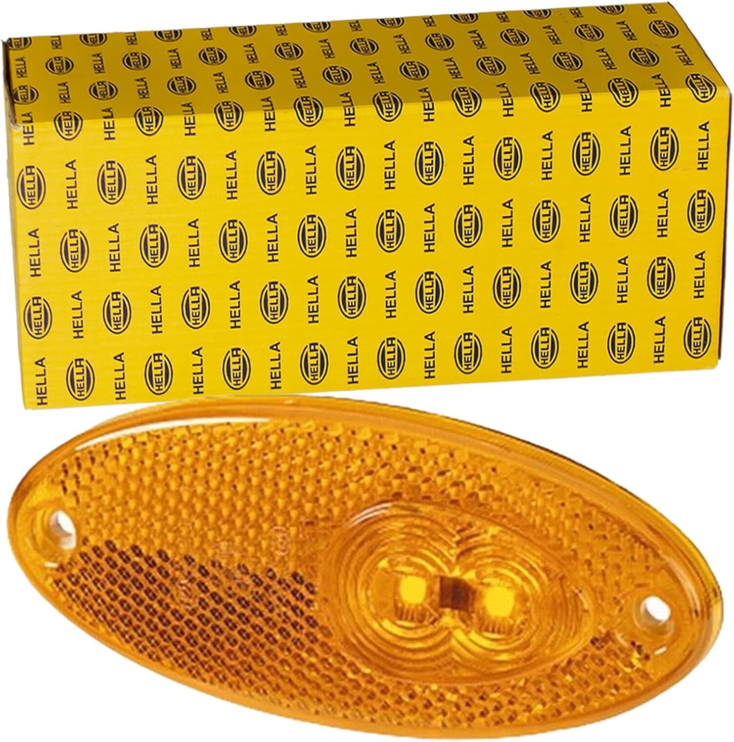 Detalle de HELLA 2Ps 964 295-061 Feu Latéral LED 12V – Jaune, Mâle Gauche/Droite, 500 mm