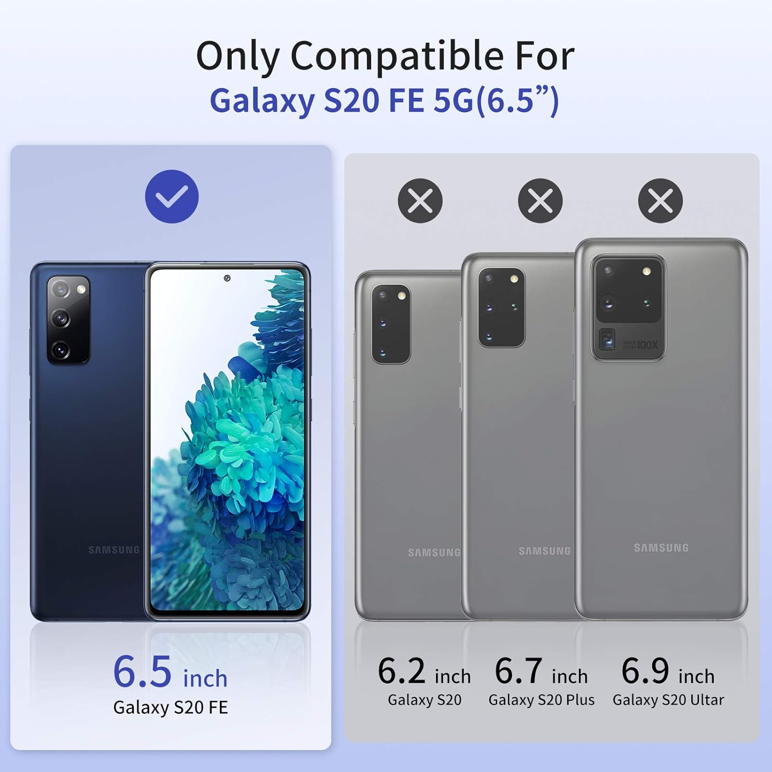 Thumbnail 1 de UNBREAKcable Clear Shockproof Case for Samsung Galaxy S20 FE 5G (Anti-Yellow, Anti-Scratch)