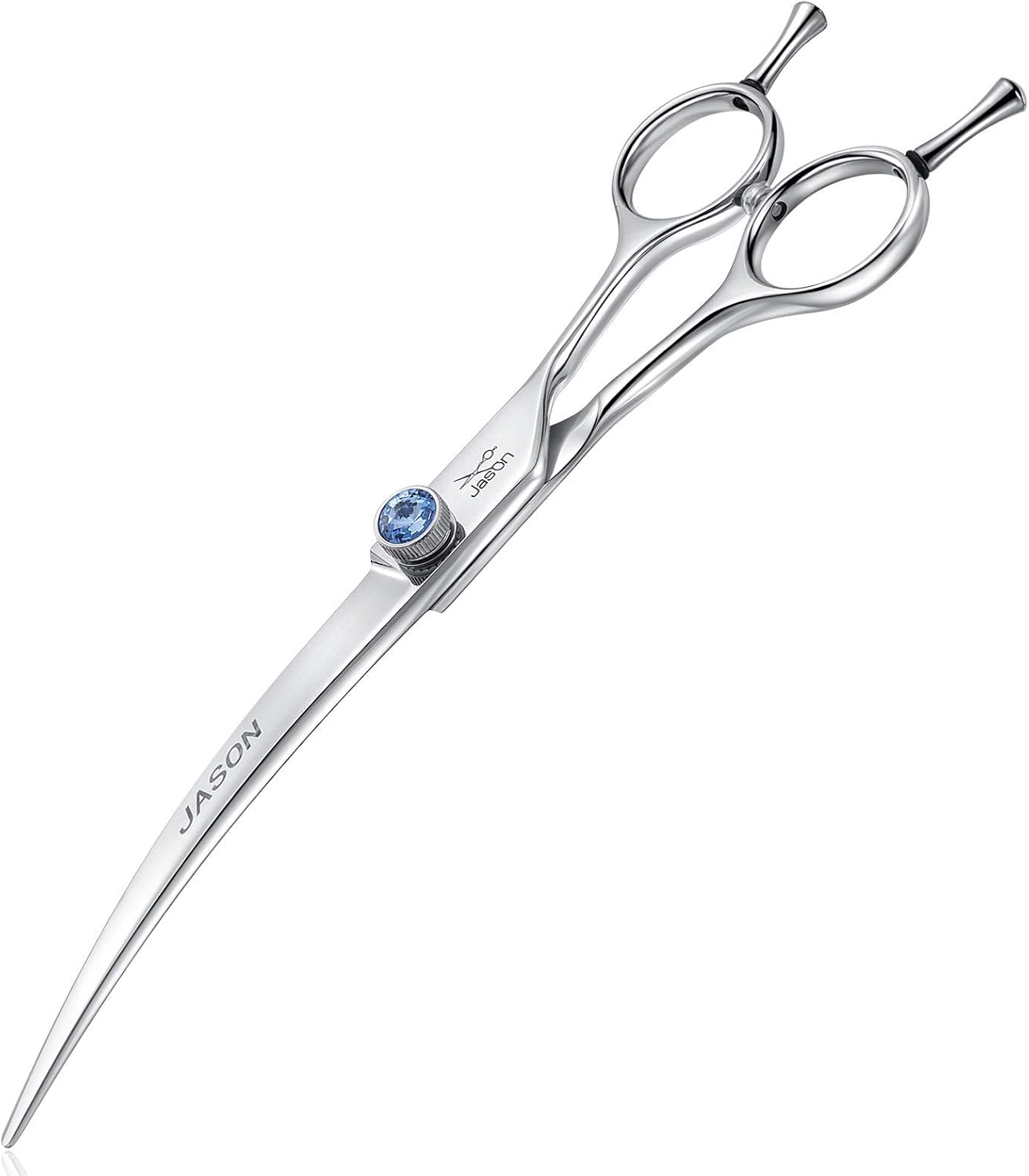 Imagen de JASON 7-inch Curved Dog Grooming Scissors for Right-Handed Pets Groomers or Cat Owners en OfertitasTOP