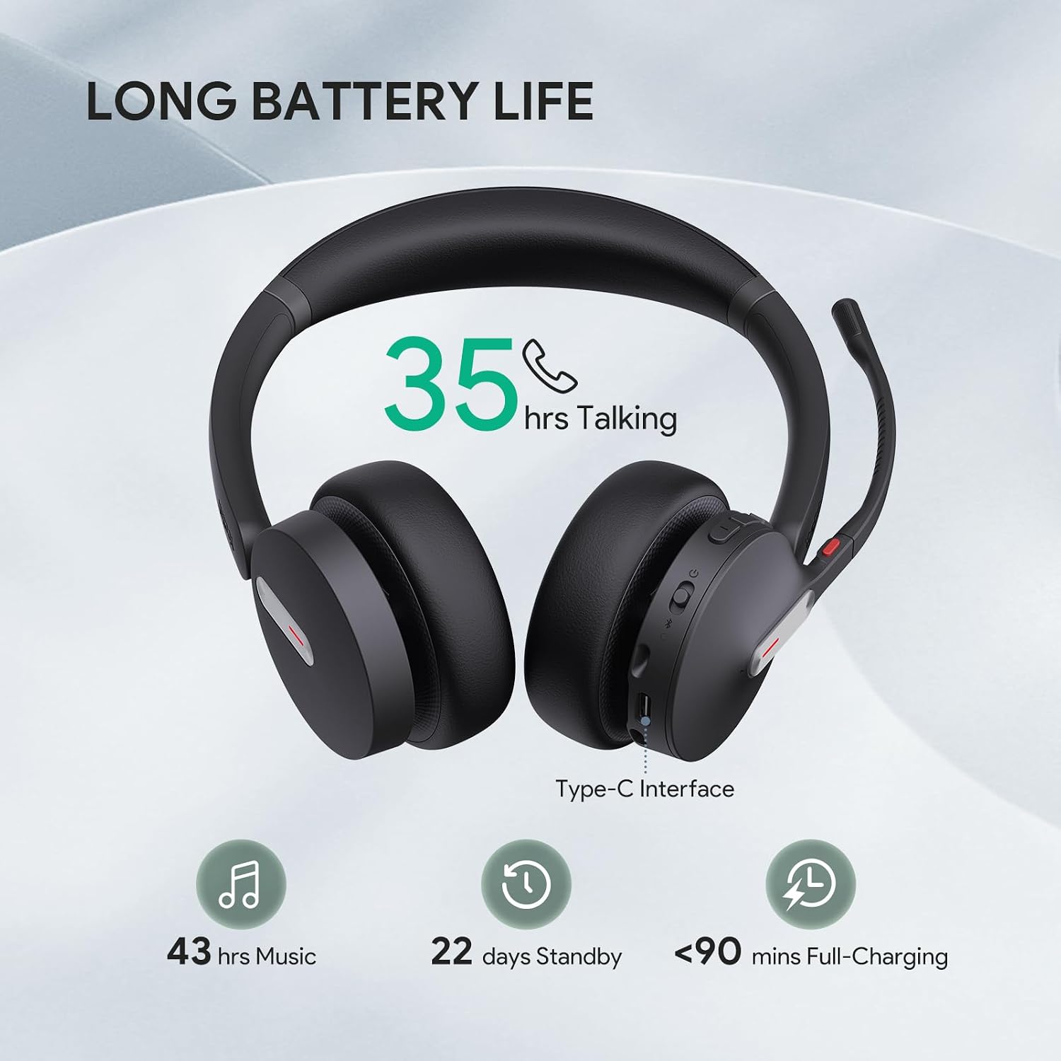 Thumbnail 1 de Yealink wireless headset BH70