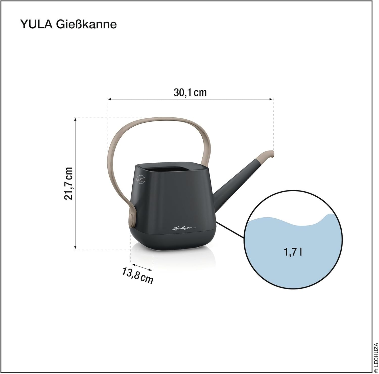 Thumbnail 3 de LECHUZA YULA 1,7 L grigio ardesia