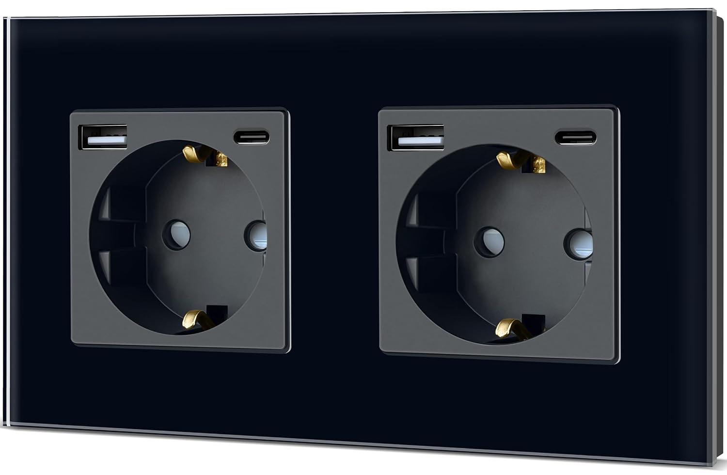 Detalle de Schuko USB-C Steckdose 20 W 2-fach