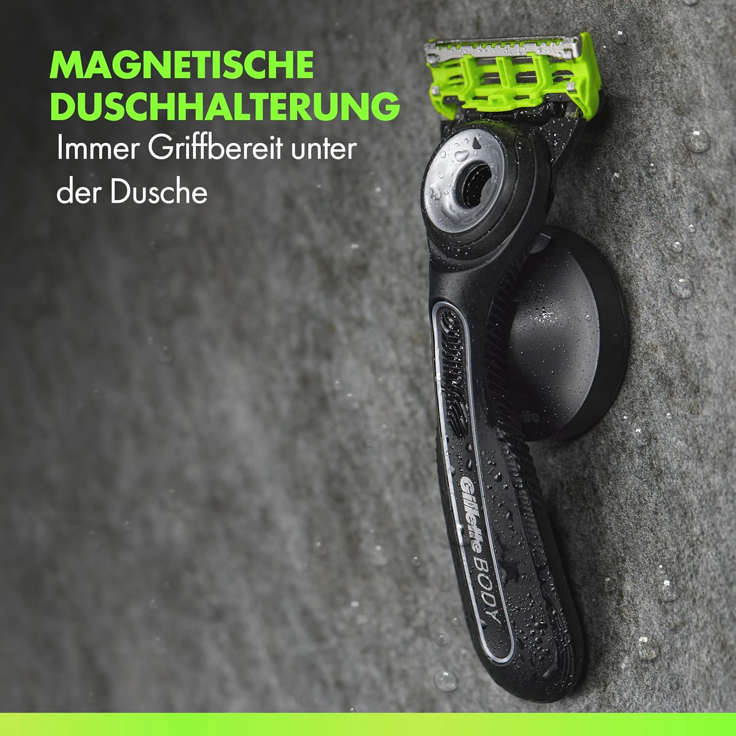 Thumbnail 6 de GilletteLabs Body & Intimate Rasierer für Herren – Intim- und Körperrasur mit Schutzsystem, 1 Handstück, Duschhalterung & 8 Klingen