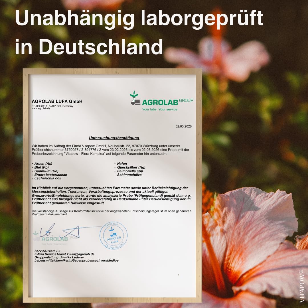 Detalle de Kulturen Komplex als Trinkpulver – Bakterienkulturen, Ballaststoffe, Enzyme (30 Portionen, 10 Mrd. KBE/Portion)