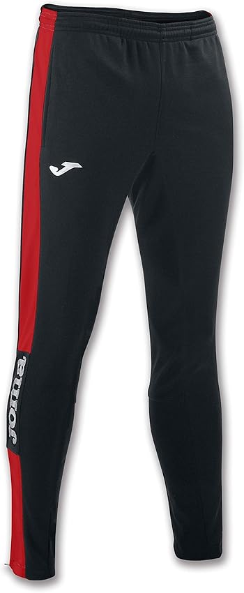 Detalle de Joma Championship IV Pantalones Hombre - Negro y Rojo