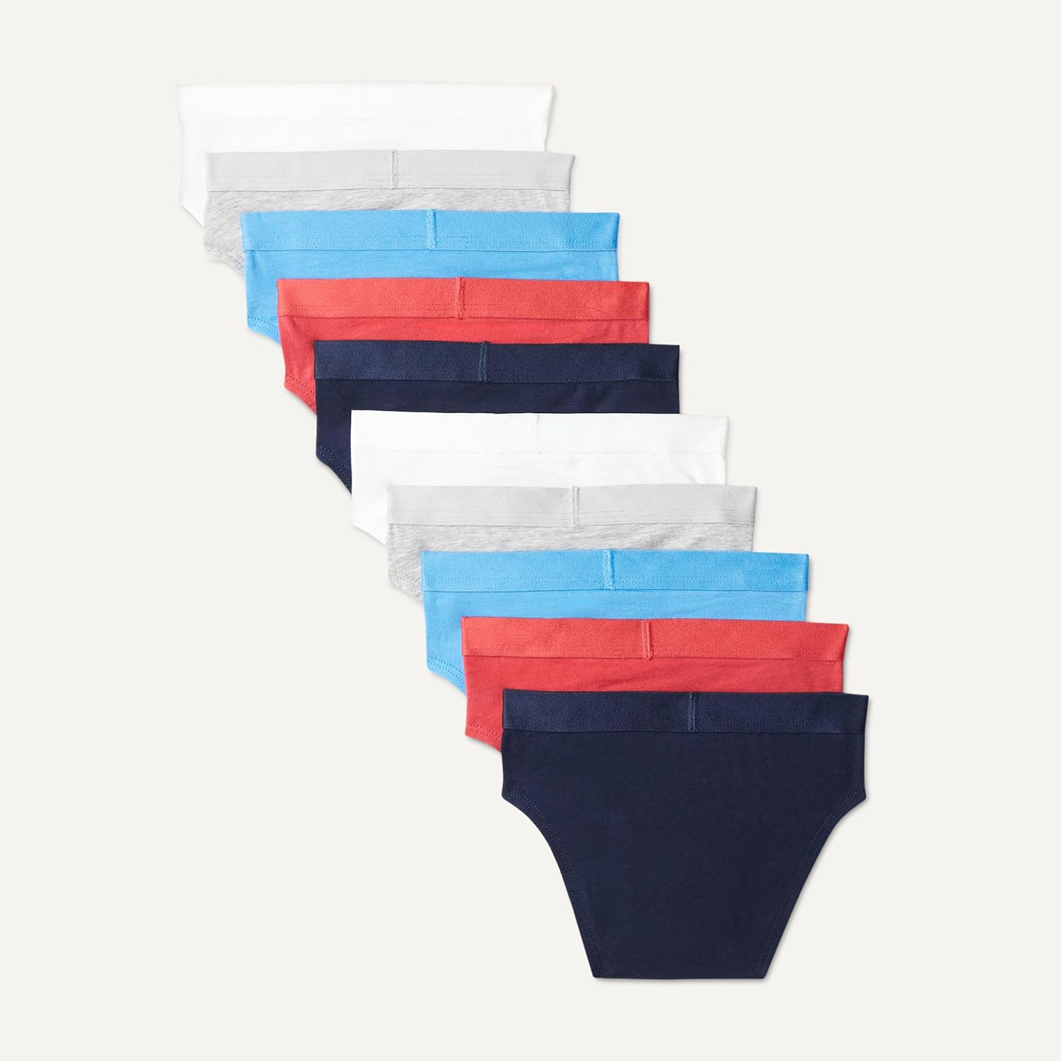 Detalle de Amazon Essentials Boys' Cotton Jersey Brief Underwear (Pack of 10)
