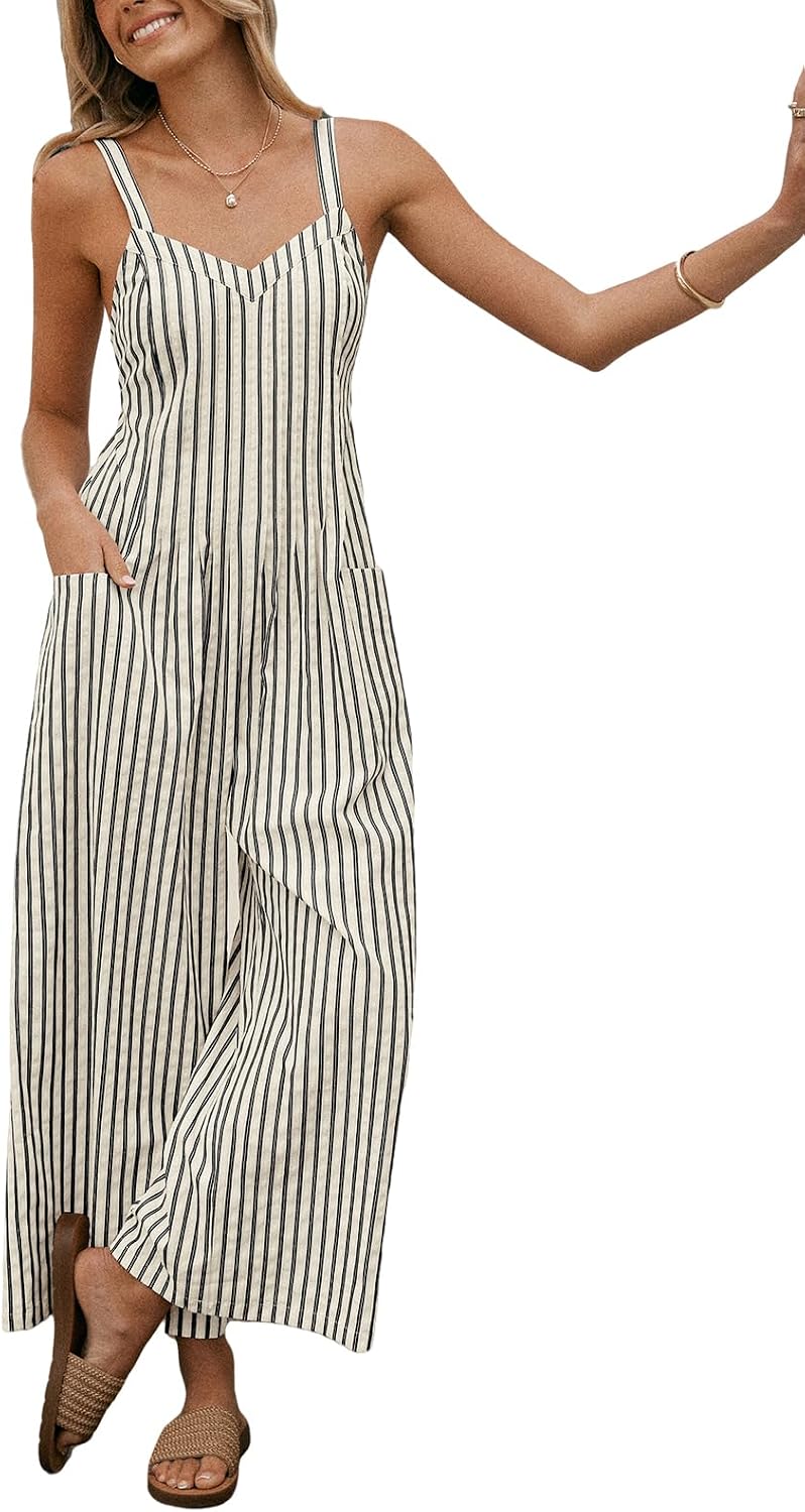 Thumbnail 6 de CUPSHE Maxi tuta da donna a righe XXL
