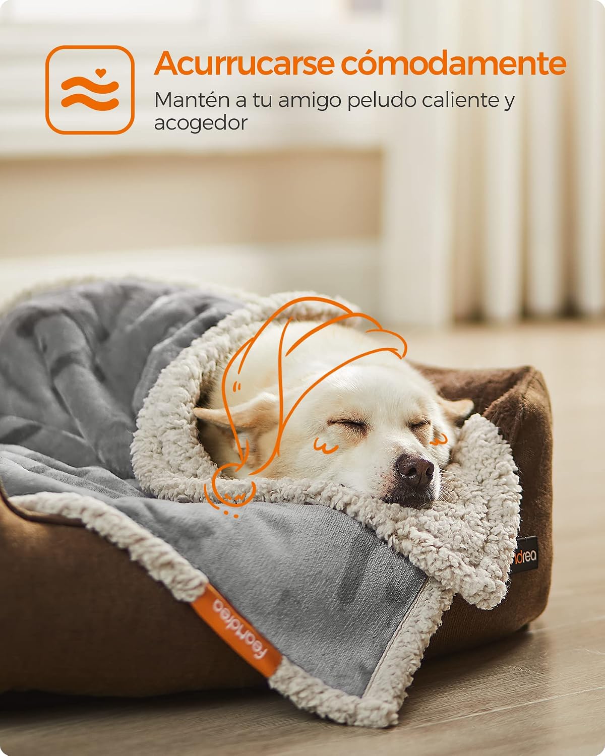 Thumbnail 3 de Feandrea Manta Impermeable para Perros 101 x 73 cm