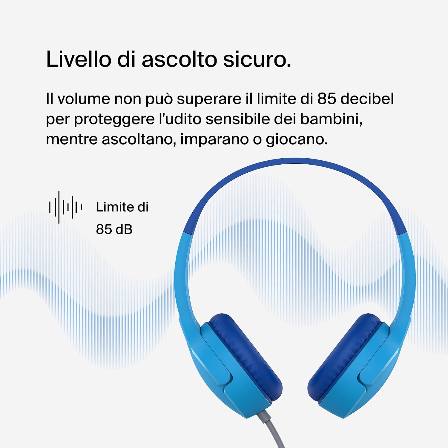 Thumbnail 1 de Belkin SoundForm Mini: cuffie kabel per bambini, comfort duraturo e volume sicuro per scuola e gioco