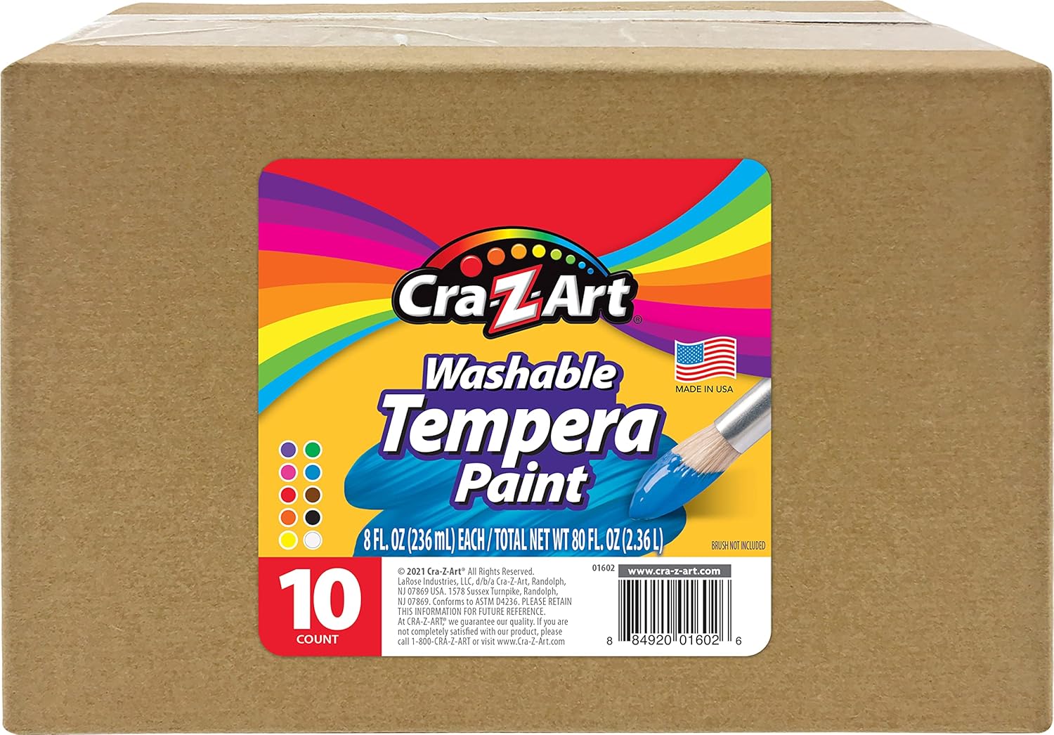 Thumbnail 1 de Cra-Z-Art Washable Tempera Paint 8oz 🎨