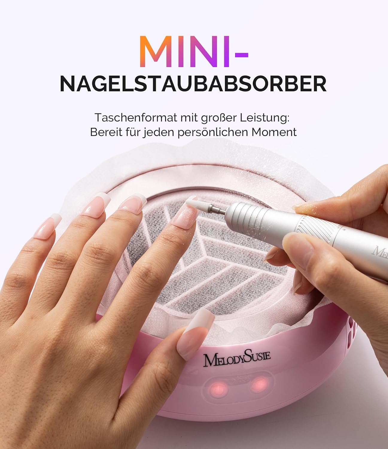 Detalle 2 de MelodySusie Pocket Nagelstaubsauger 16 cm 💅
