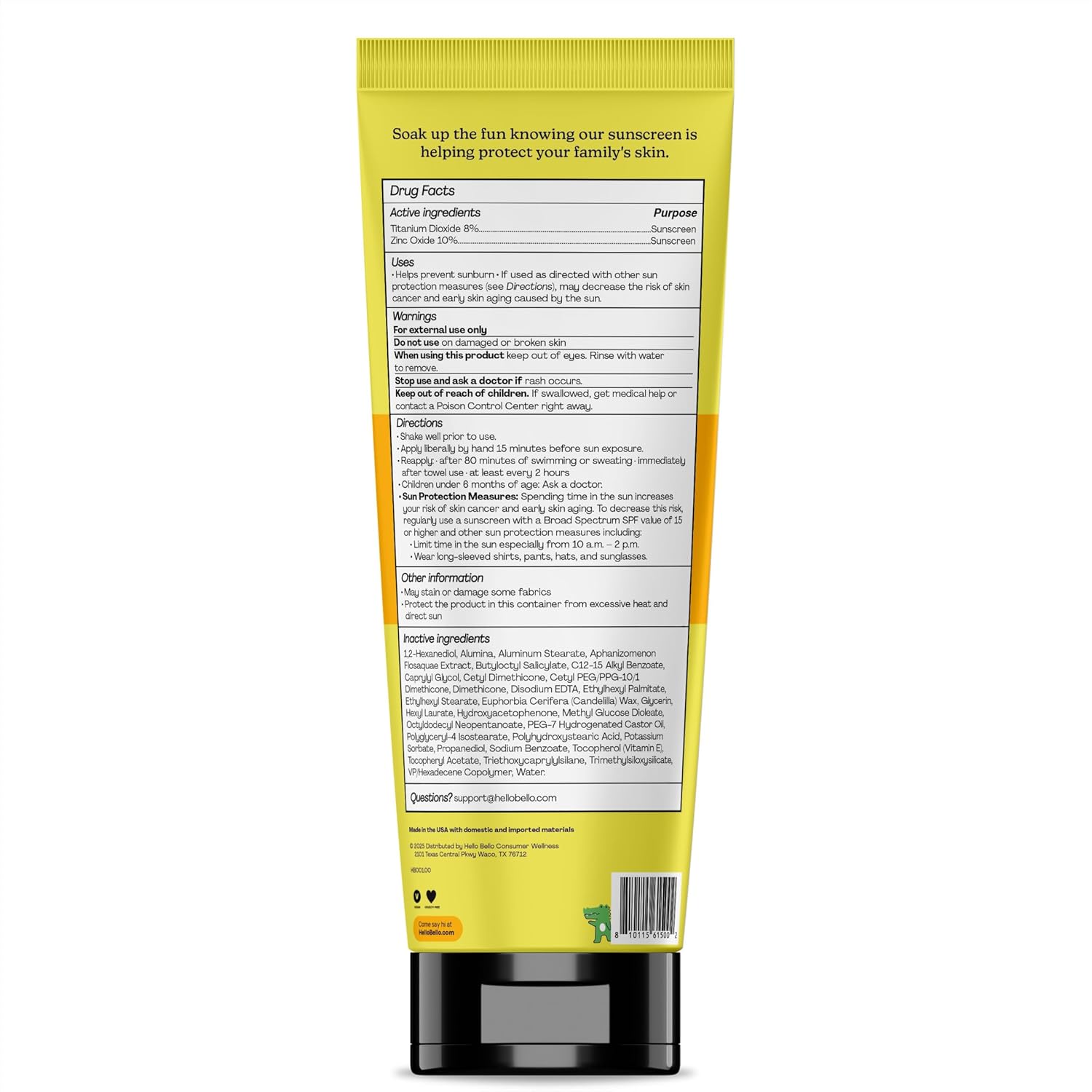 Detalle de Hello Bello Kids Mineral Sunscreen SPF 50 Lotion