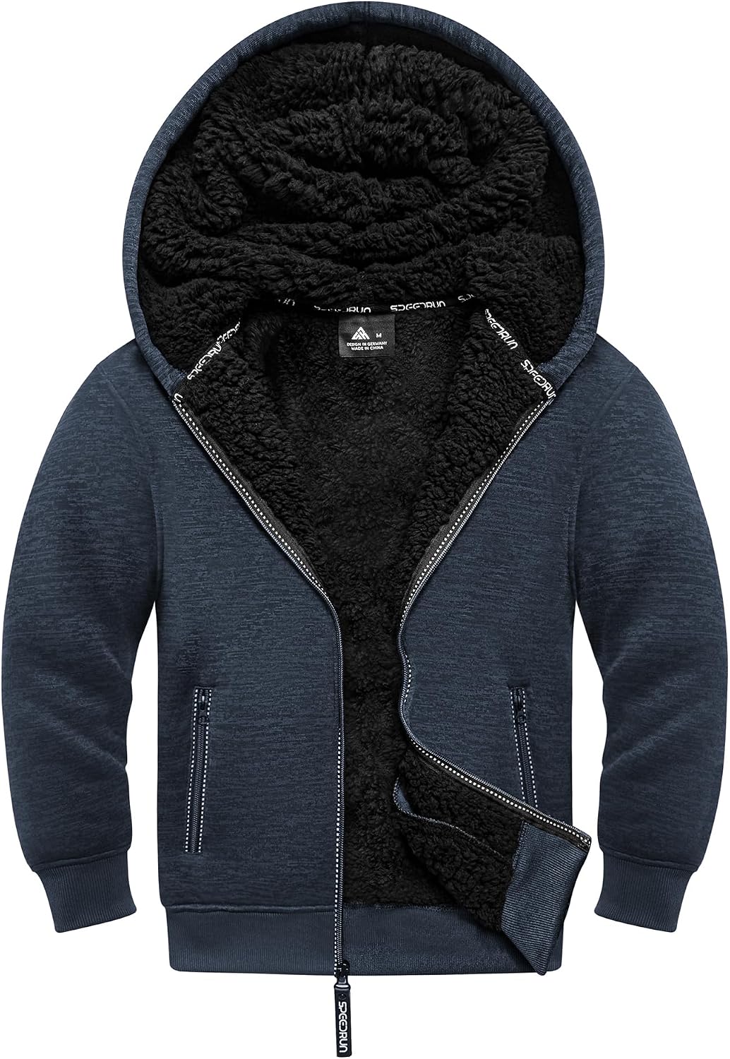 Detalle 2 de Veste polaire à capuche enfant 6-15 ans