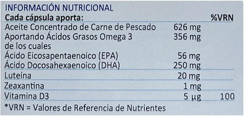 Detalle 2 de Lamberts Eyewise Omega 3 Cápsulas 60 unidades