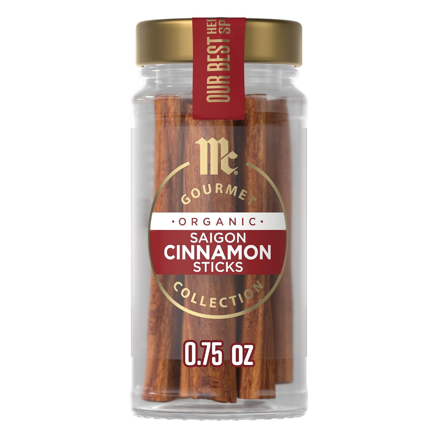 Detalle de McCormick Saigon Cinnamon Sticks, 0.75 oz