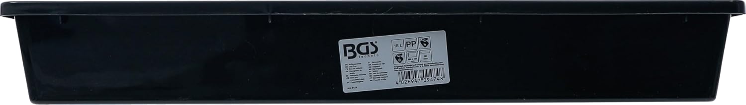 Detalle de BGS 9474 Auffangwanne – 18 l Mehrzweckwanne aus PE