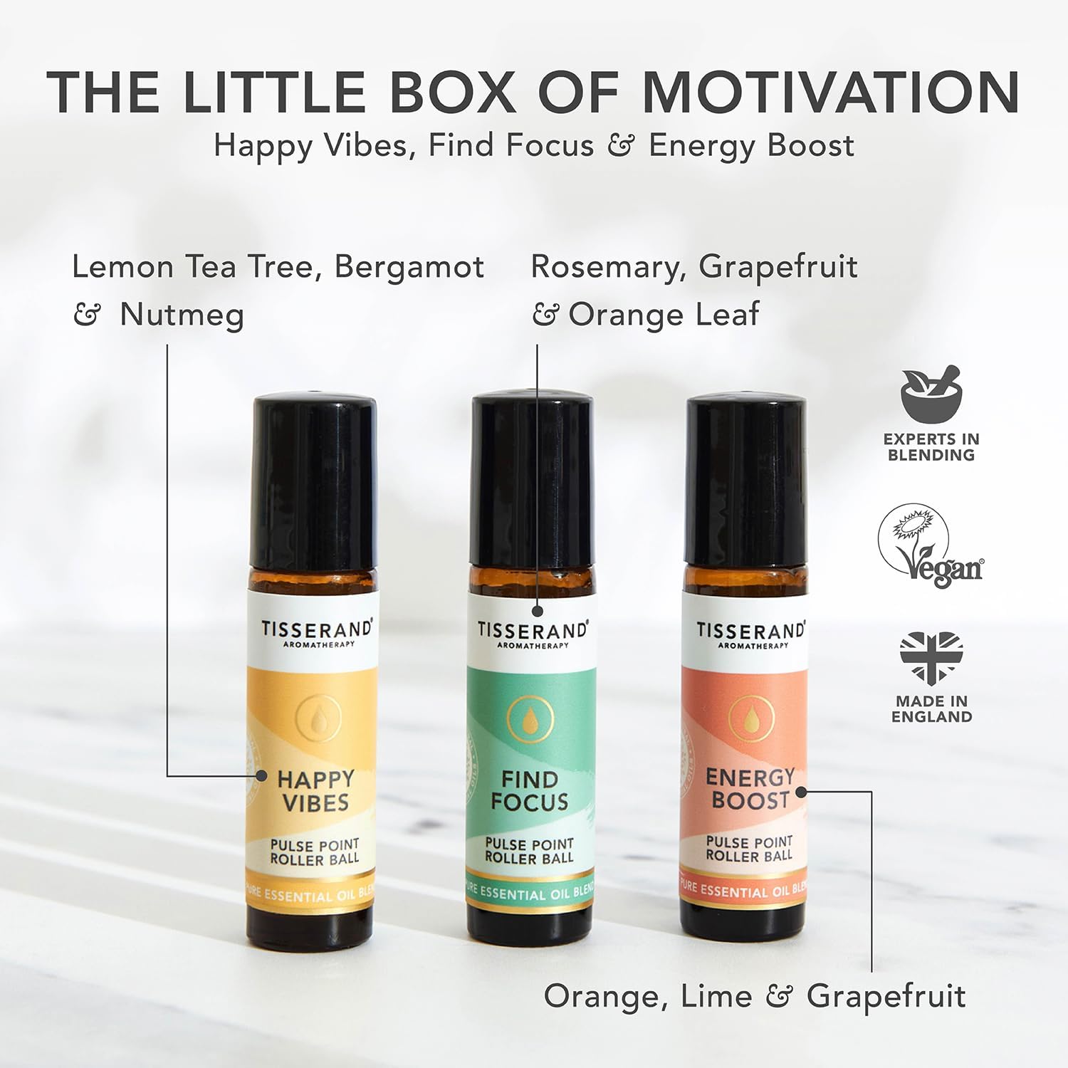 Thumbnail 3 de Tisserand The Little Box of Motivation – 3x10ml Essential Oil Blends