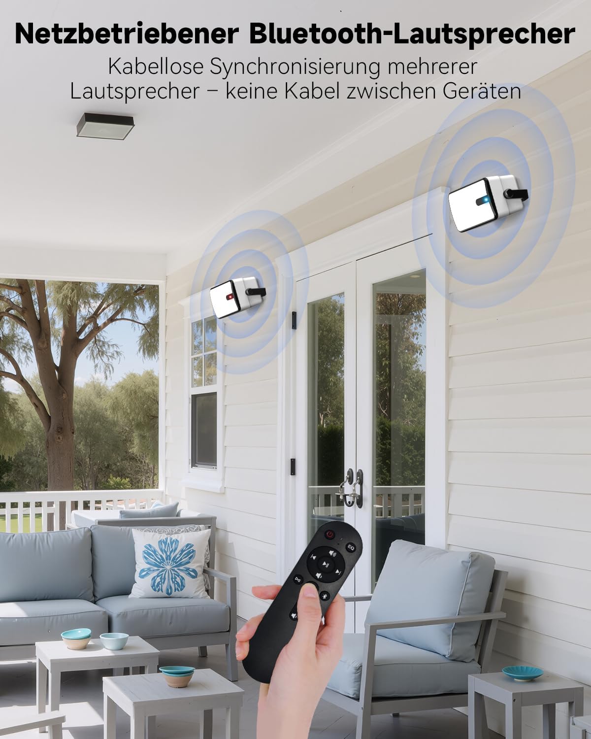 Detalle 2 de Plyee Audio MZ-632 250W Bluetooth-Lautsprecher 2er-Pack