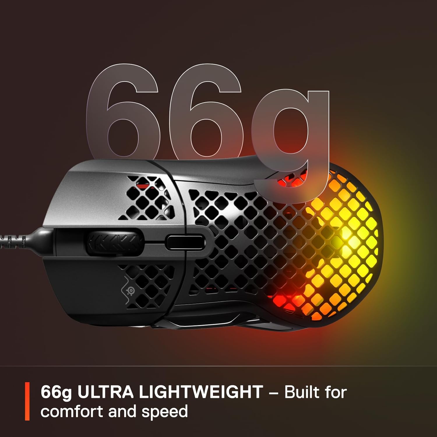 Thumbnail 3 de SteelSeries Aerox 5 Holey RGB Gaming Mouse