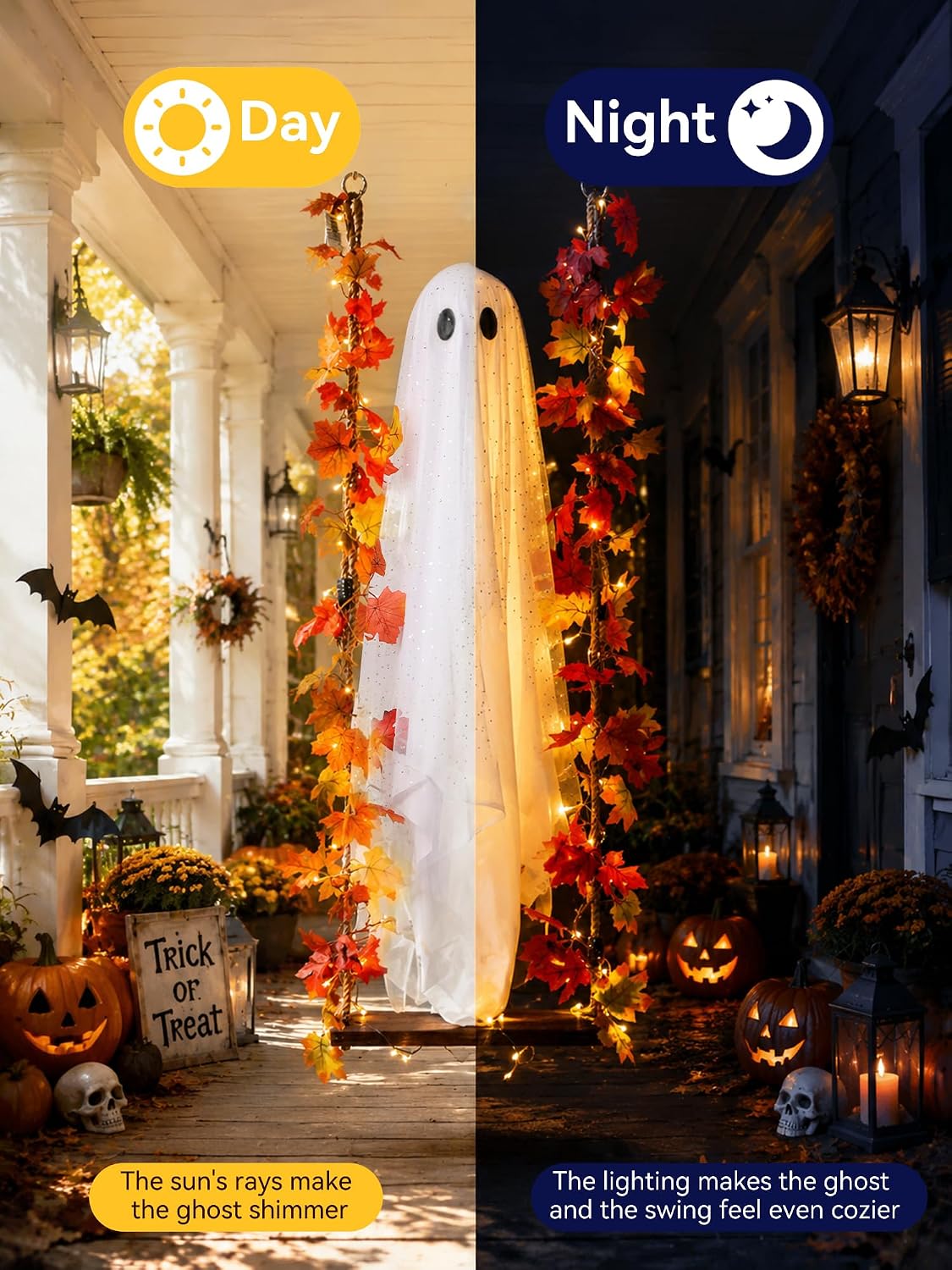 Thumbnail 4 de AYGXU Halloween Ghost Decoration, 5.3 ft