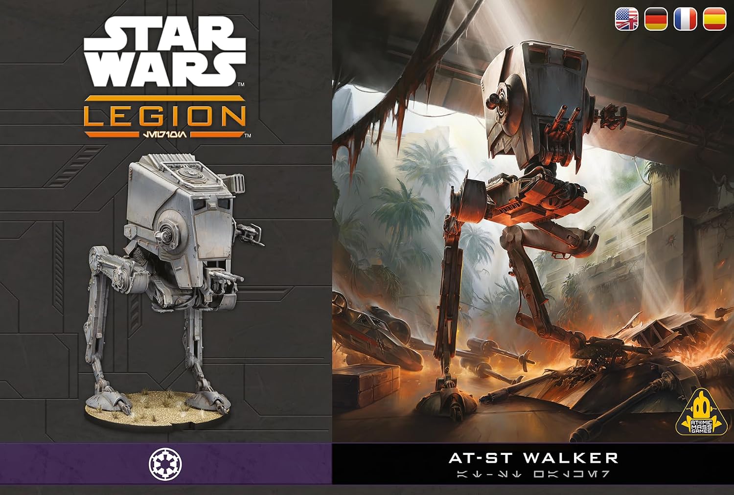 Thumbnail 1 de Asmodee - Star Wars™ : Légion – AT-St (Reissue) – AMG – Jeu de Figurines