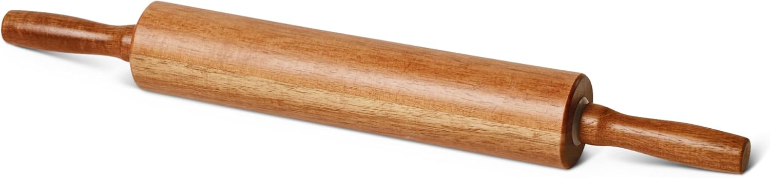 Thumbnail 6 de Amazon Basics Wooden French Rolling Pin, 43.2 cm, Acacia Wood, Nonstick
