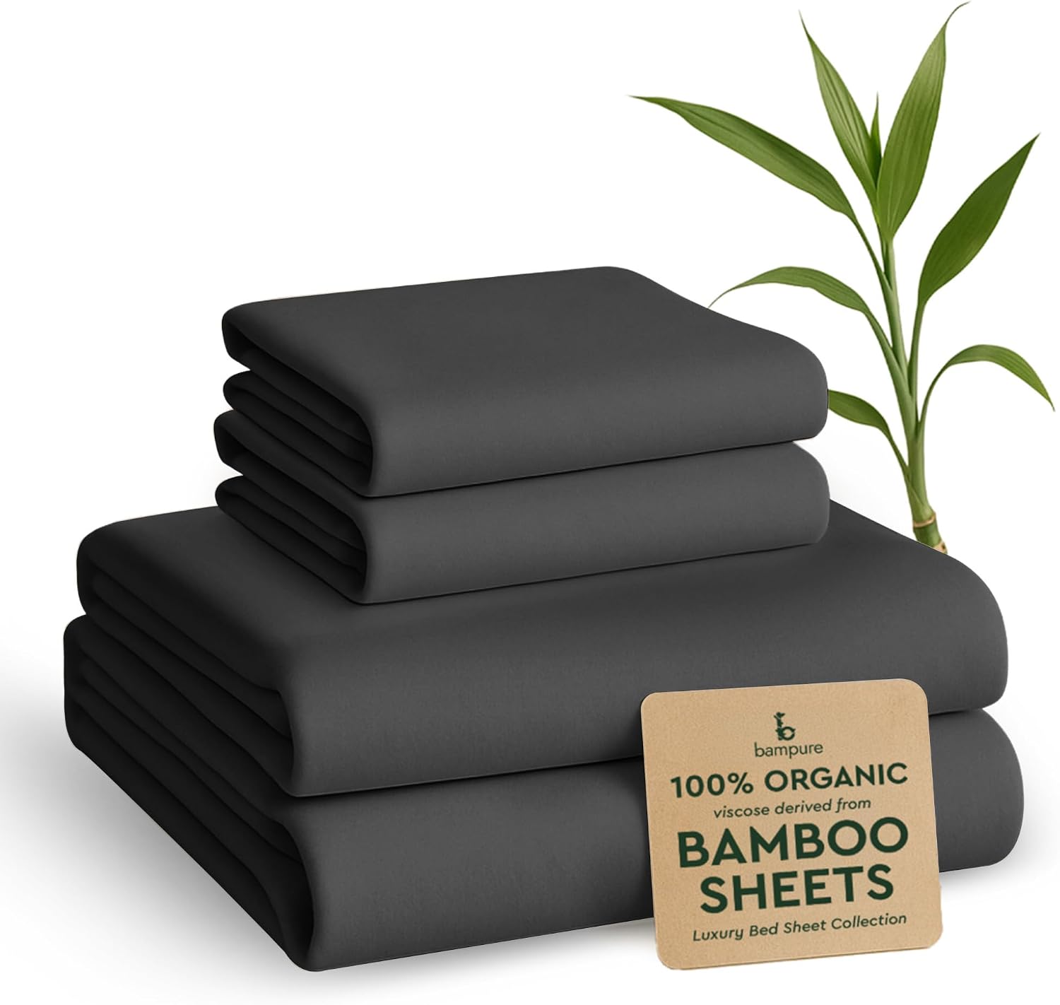 Thumbnail 2 de BAMPURE Bamboo Rayon Sheets Queen Size