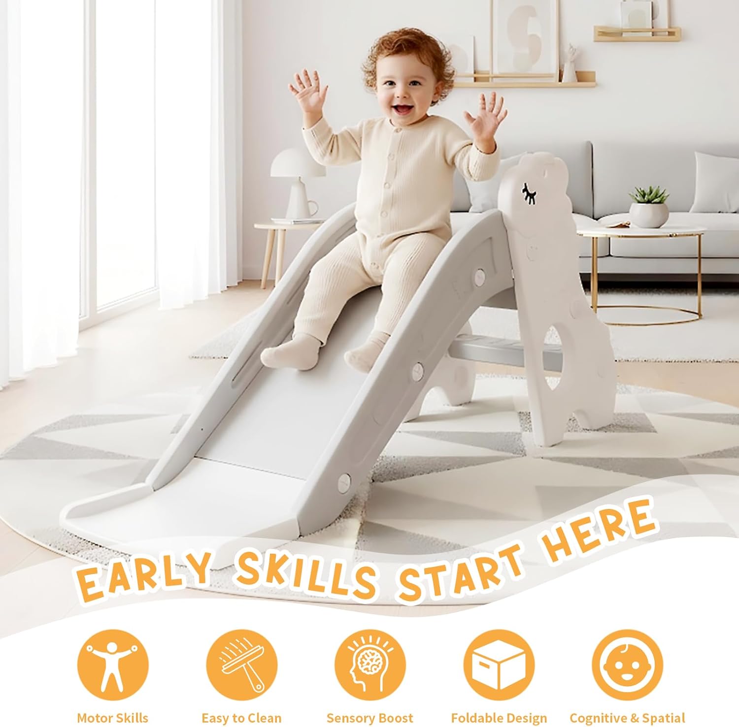 Thumbnail 1 de Toddler Slide Freestanding Playset with Ball Pit
