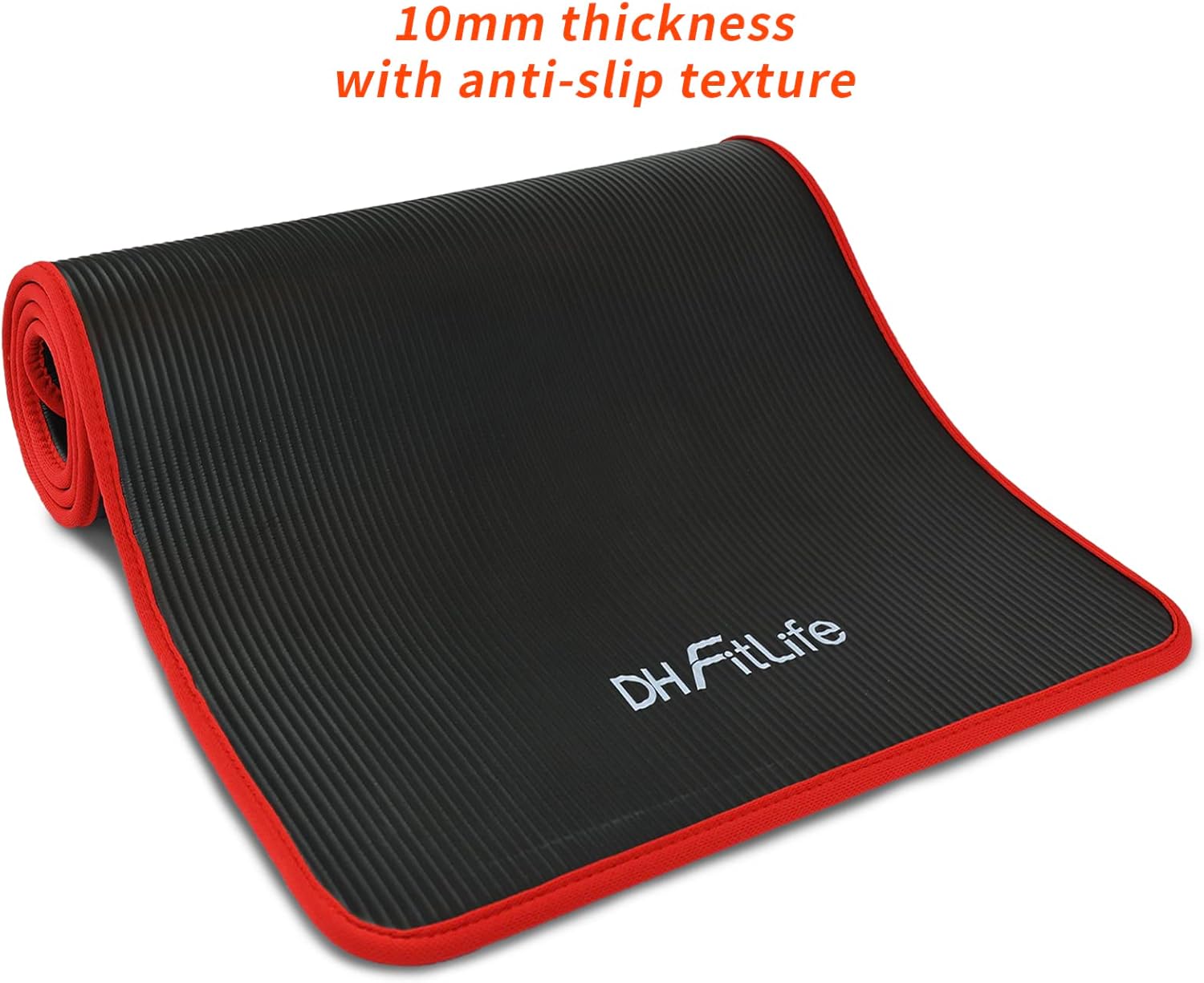 Thumbnail 1 de DH FitLife Yoga Mat 183 x 61 x 1 cm – Extra Thick, Non-Slip Exercise & Fitness Mat