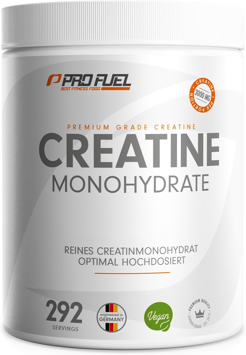 Detalle de Creatin Monohydrat Pulver 1kg vegan