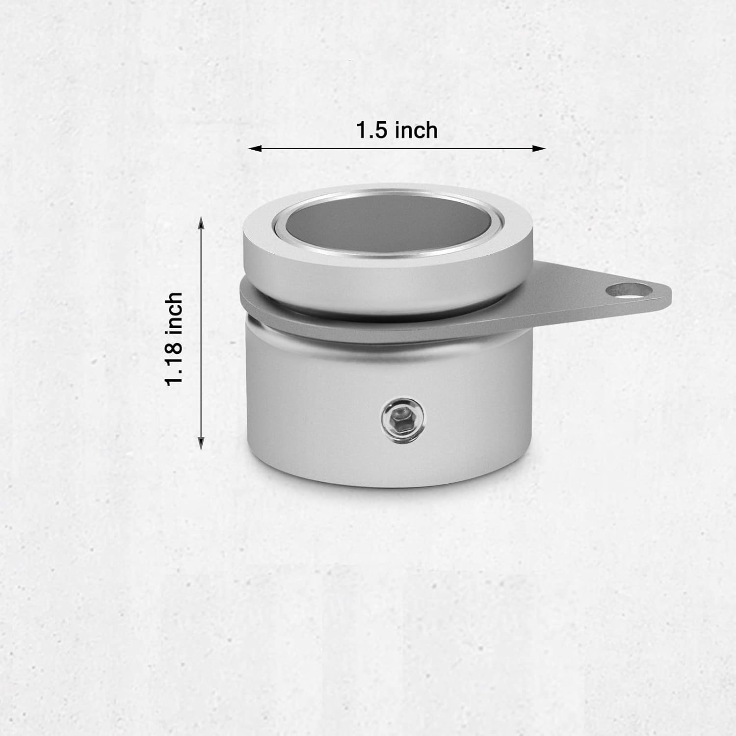 Thumbnail 6 de Anovo ring-p Flagpole Rings, 360° Rotating, Matte Silver, 1.02–1.25-Inch Poles