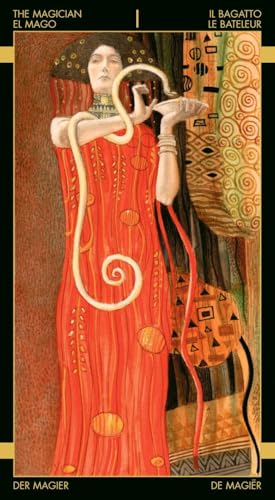 Thumbnail 3 de LO SCARABEO Golden Tarot of Klimt: tarot dorado de estilo decorativo para quien quiere algo fácil de usar