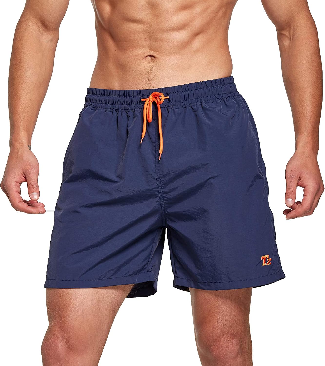 Detalle de Tansozer Badehose Herren – Swim Shorts mit Mesh Innenfutter