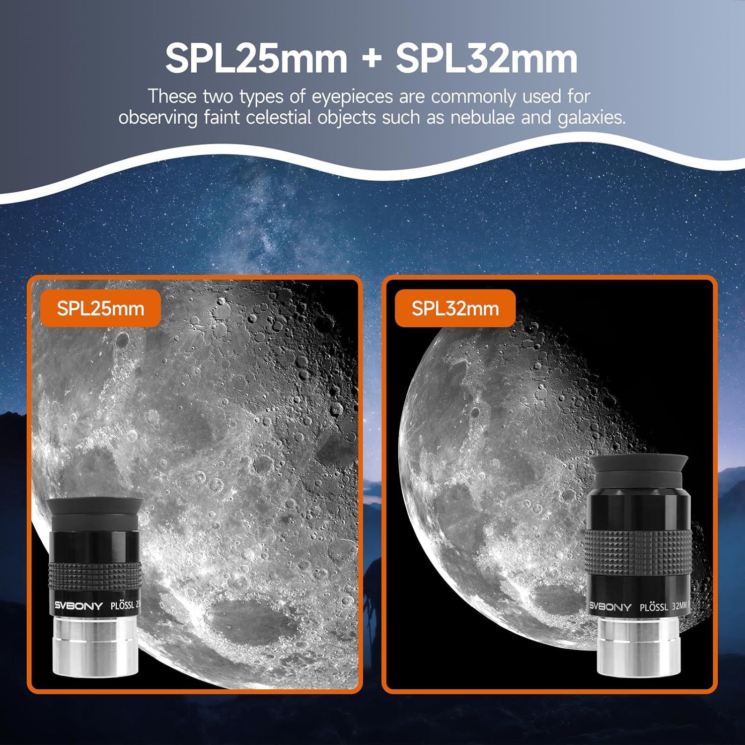 Thumbnail 3 de Svbony SV233 Telescope Accessory Kit 7–21mm zoom 🔭