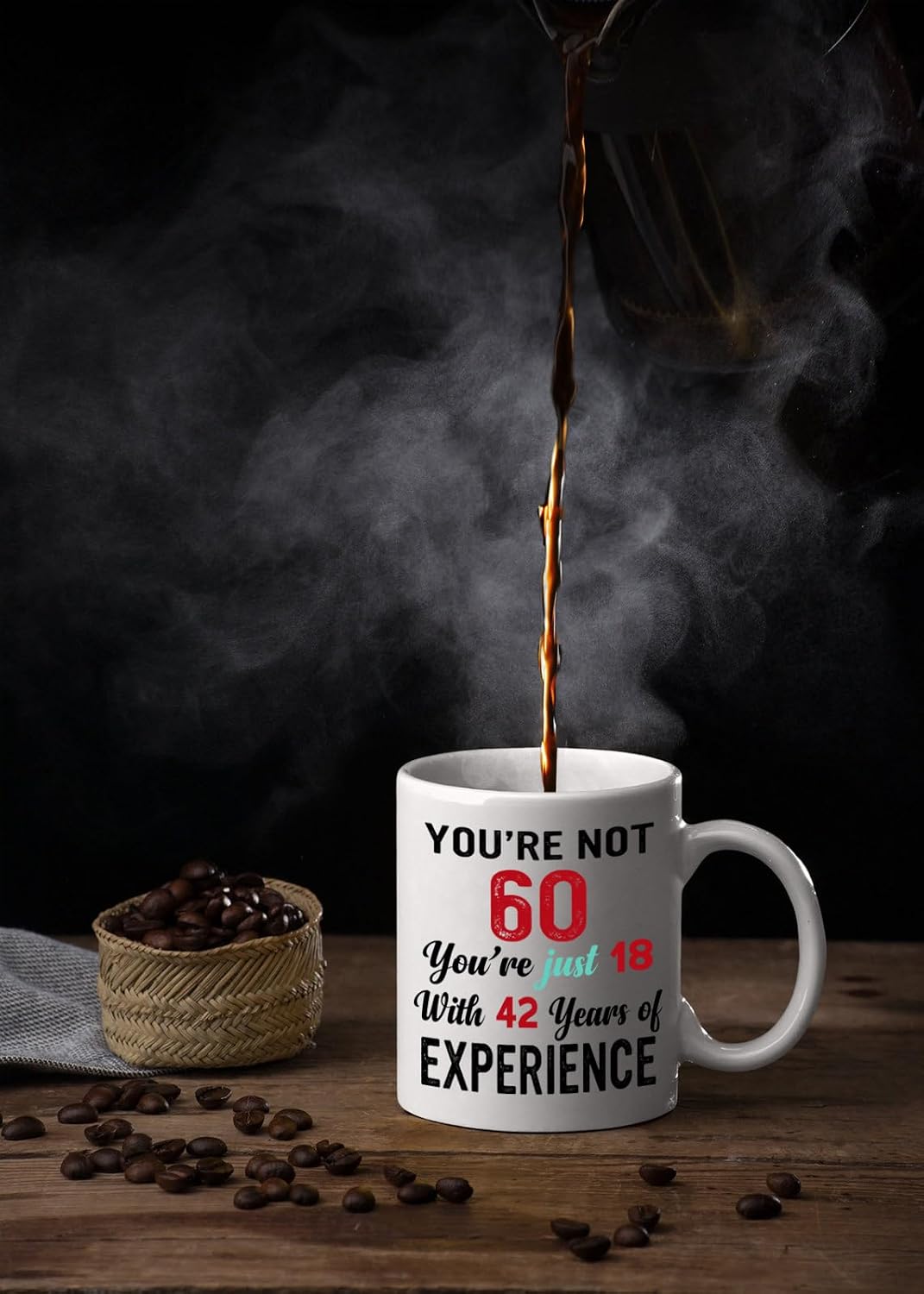 Detalle 2 de Fugifting 60th Birthday Coffee Mug gift
