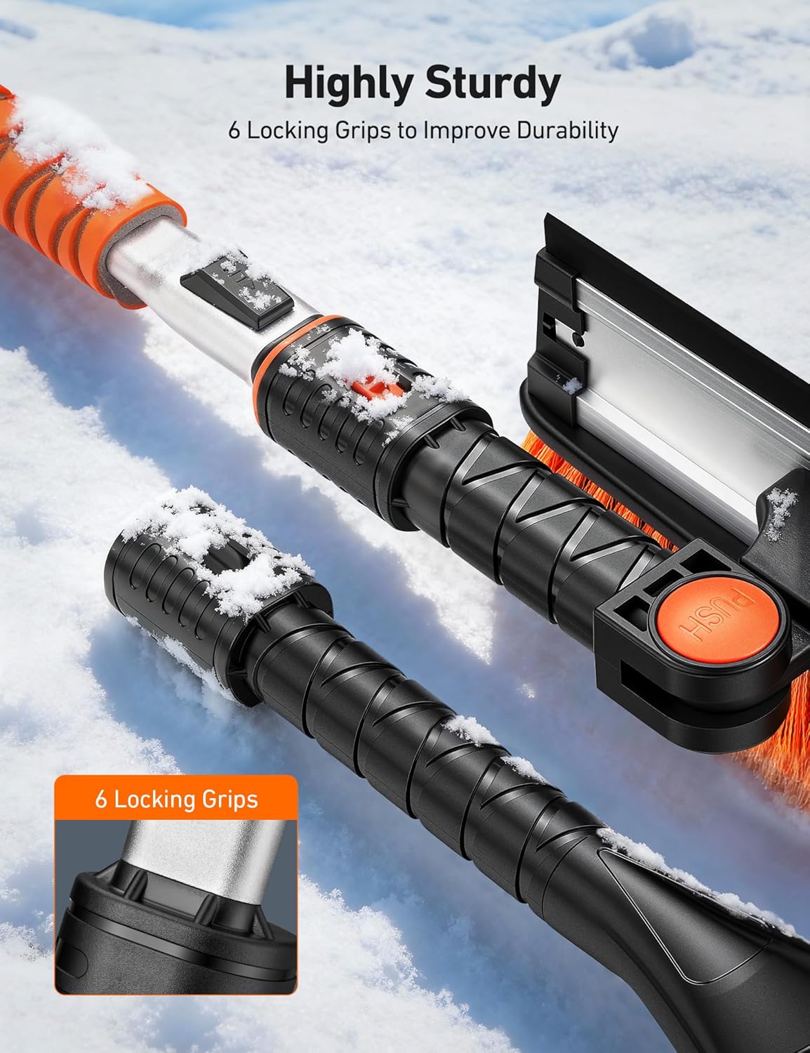 Thumbnail 4 de AstroAI 47.2-inch Ice Scraper with Extending Handle