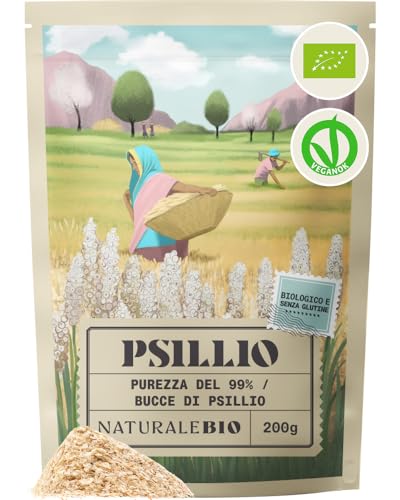 Detalle de NaturaleBio Bucce di Psillio Bio 99%: fibre pure e vegan, senza glutine
