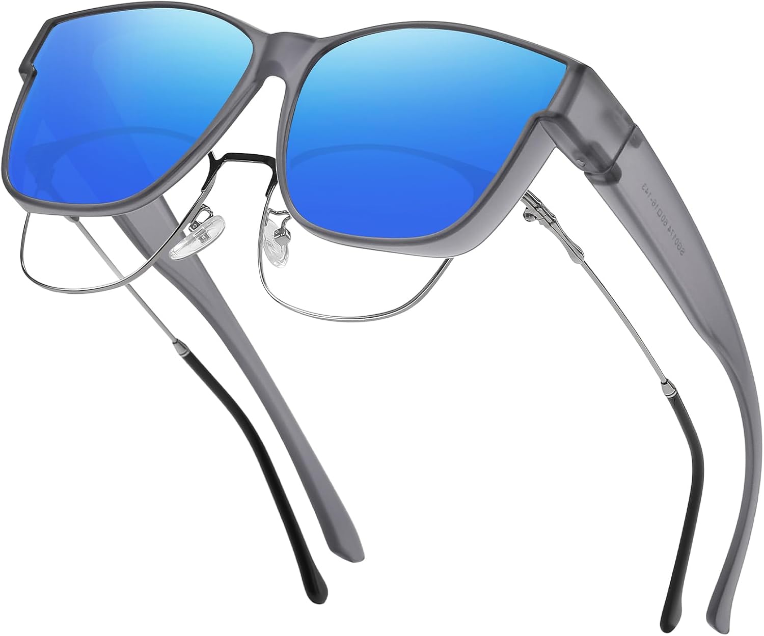 Thumbnail 6 de GEGURI Polarized Sunglasses Fit Over Glasses - Oversized Square UV400 Night Driving Shades