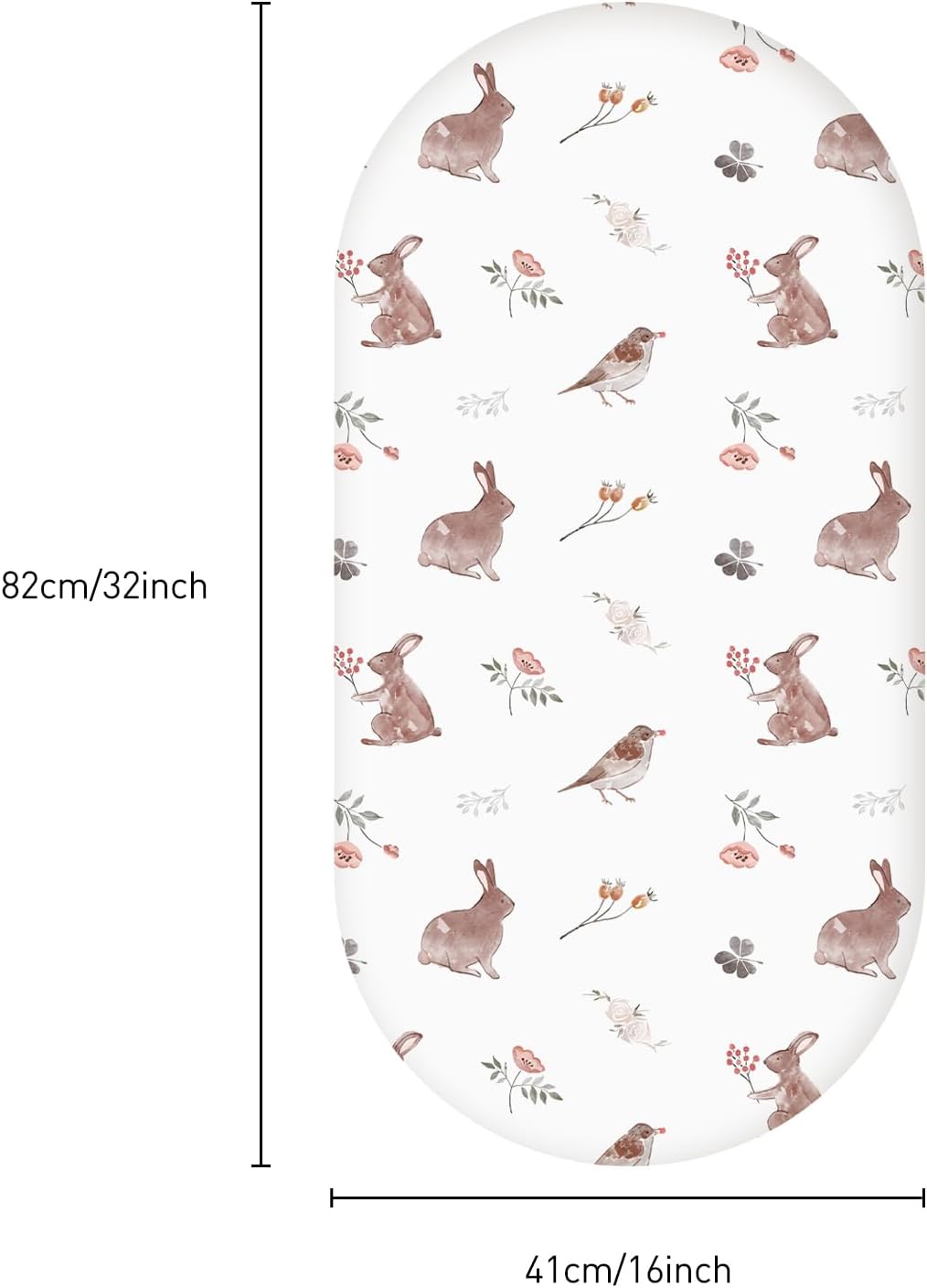 Thumbnail 1 de GLLQUEN BABY Moses Basket Fitted Sheets 2 pack