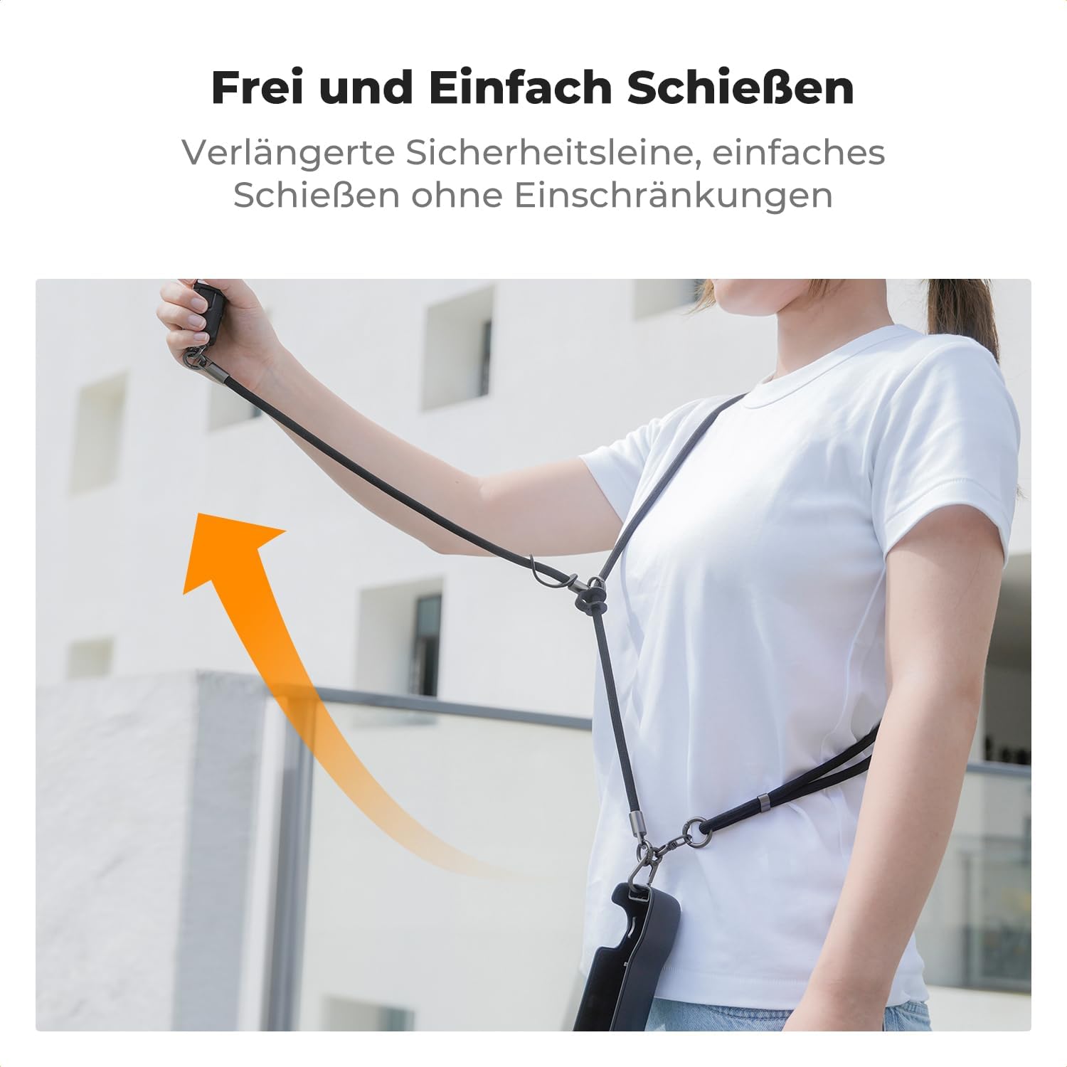 Thumbnail 5 de K&F CONCEPT Schwarzes Schlüsselband für Osmo Pocket 3 35 cm