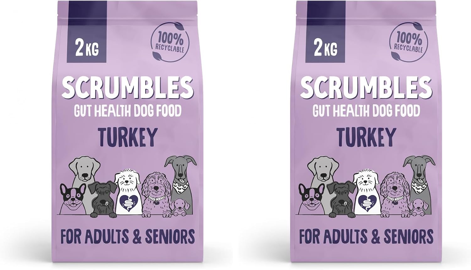 Thumbnail 1 de Scrumbles Dry Dog Food with Fresh Chicken, 2 kg – A Practical, Hypoallergenic Daily Meal