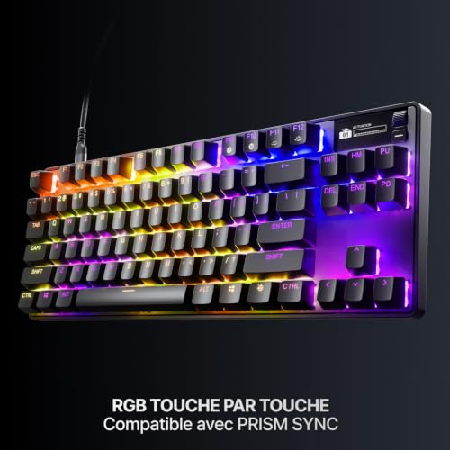 Thumbnail 9 de SteelSeries Apex Pro TKL Gen 3: Clavier mécanique sans filomatique Aux OmniPoint 3.0 et OLED en FR AZERTY