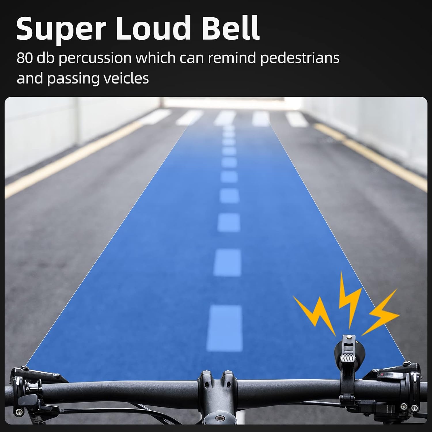 Detalle 2 de ROCKBROS Bike Bell Brass Alloy