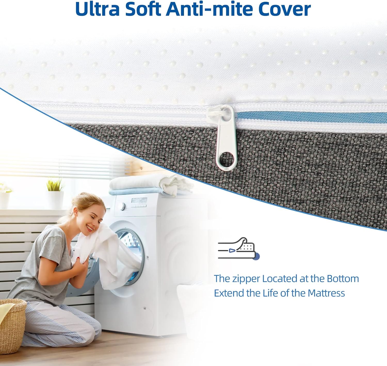 Thumbnail 6 de Wowttrelax Double Memory Foam Mattress 8 Inch