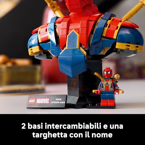 Thumbnail 6 de LEGO Marvel Busto di Iron Spider-Man 76326 – Esposizione per Adulti