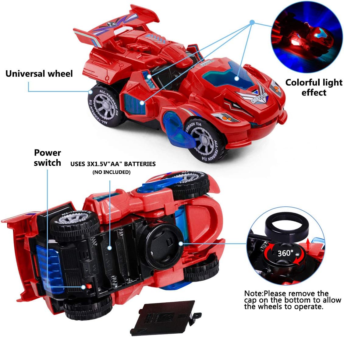 Thumbnail 3 de Highttoy Dinosaur Transforming Car for Ages 3–7