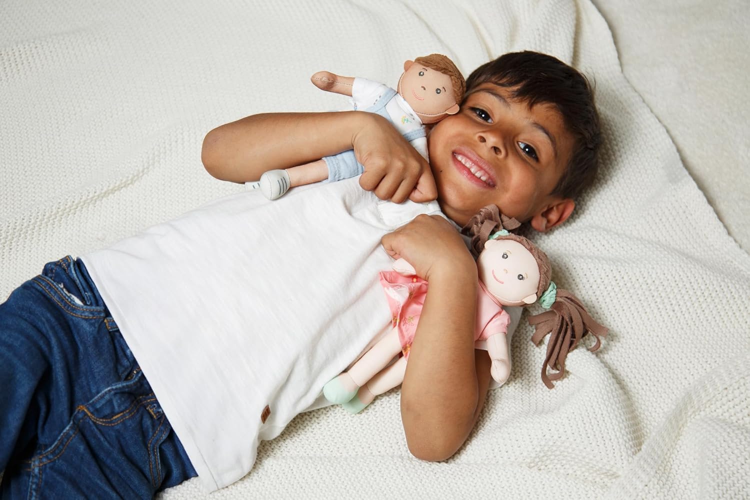 Thumbnail 5 de Heless 506 Stoffpuppe Mädchen Rosa, ca. 22 cm – zum An- und Ausziehen mit Kleid