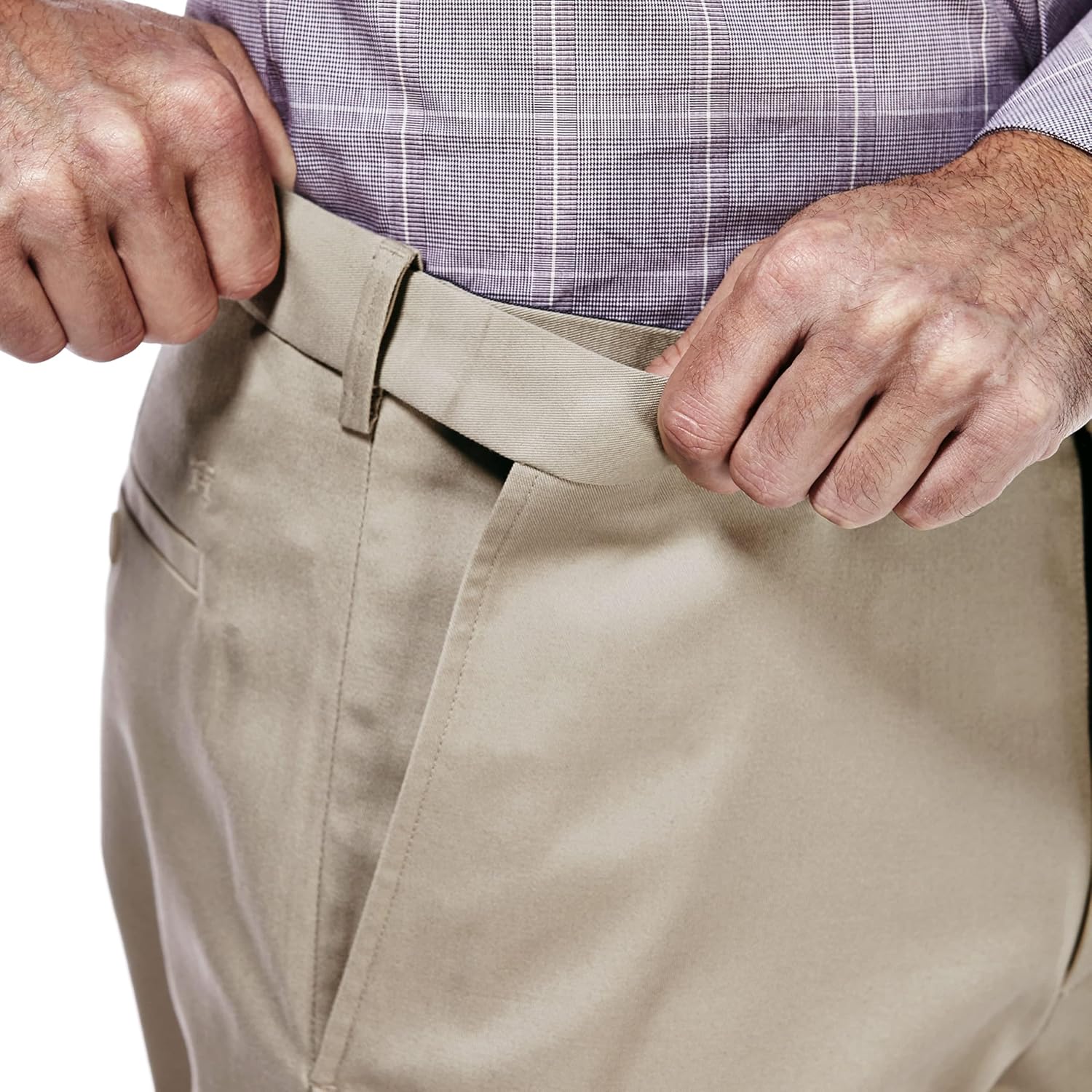 Thumbnail 3 de Haggar Men's Premium No Iron Khaki Classic Fit Pants